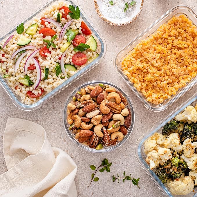Freshware Glass Storage Containers