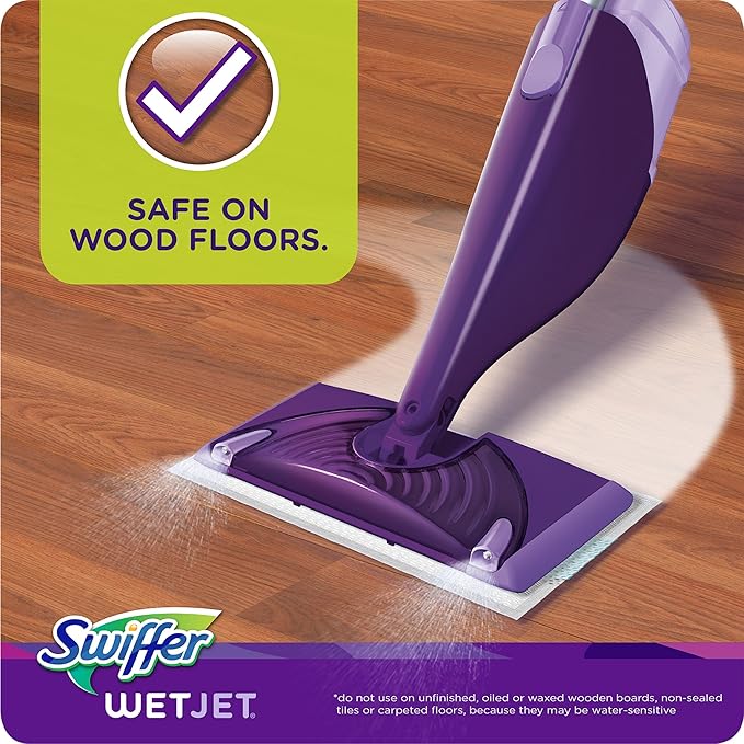 Swiffer WetJet Hardwood Floor Cleaner, Spray Mop Pad Refill