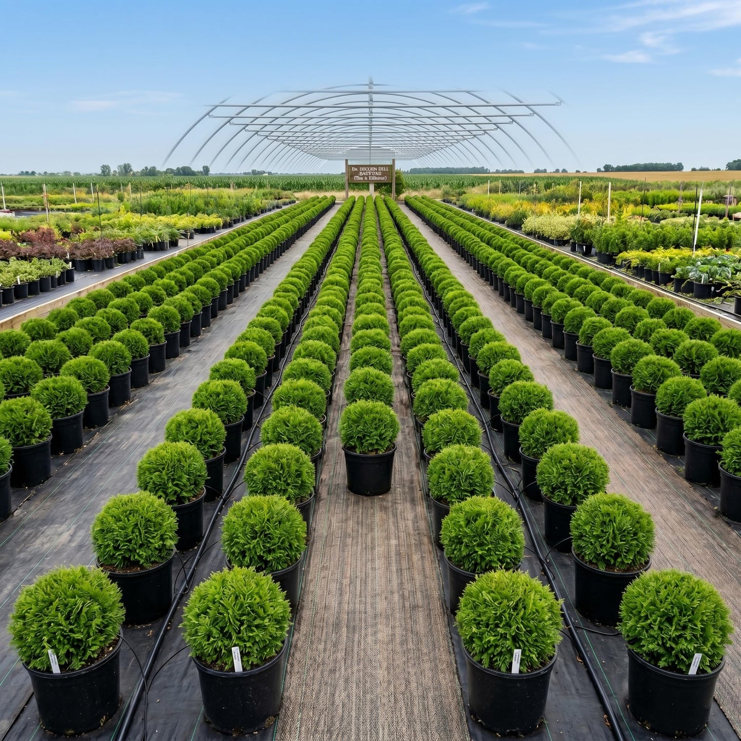 2 Live Mr Bowling Ball Arborvitae Plants, 4-6" Tall in Quart Pot, Low Maintenance, Hardy, Decorative Evergreen Trees Live Plants for Garden, Pathways & Landscape