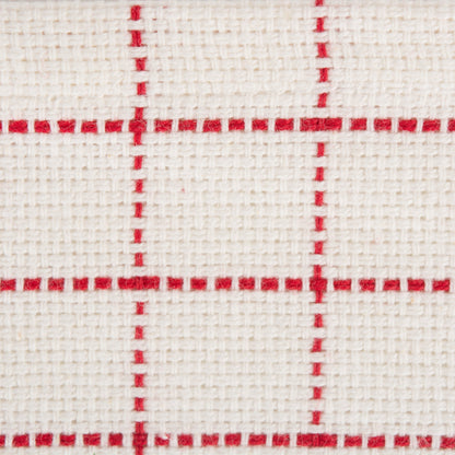 DII Heavy Duty Kitchen Towels Collection Long Lasting Quality, Cotton Dish Towel, 18x28; Dish Cloth, 13x13, Holiday Red Checks, 6 Piece