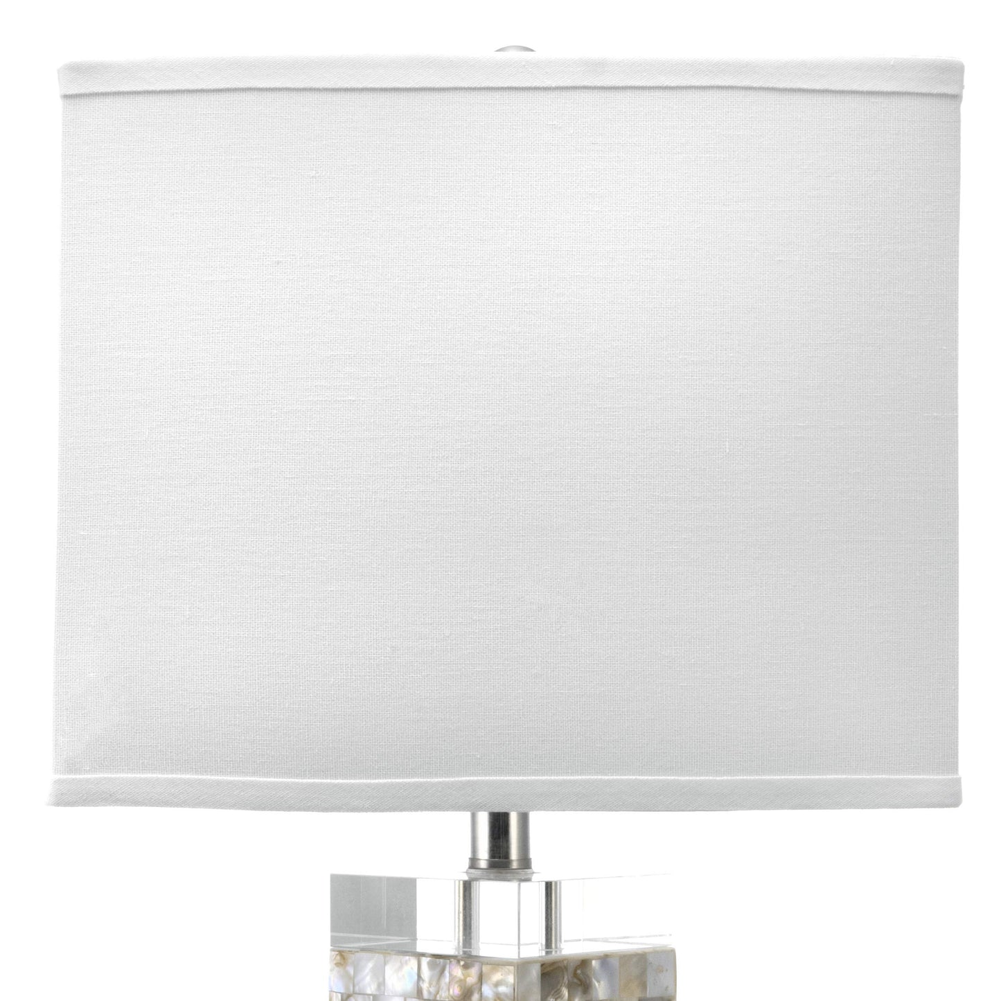 nuLOOM Houston 29" Crystal & Iron Mosaic Table Lamp