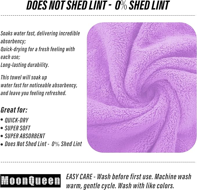 MOONQUEEN 18 Pack Premium Hand Towels