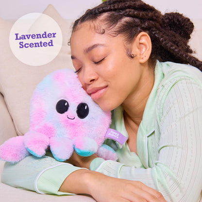 Happy Helpers Octopus Plush — Menstruation Crustacean Plushies Cute Lavender Scented Heating Pad for Cramps