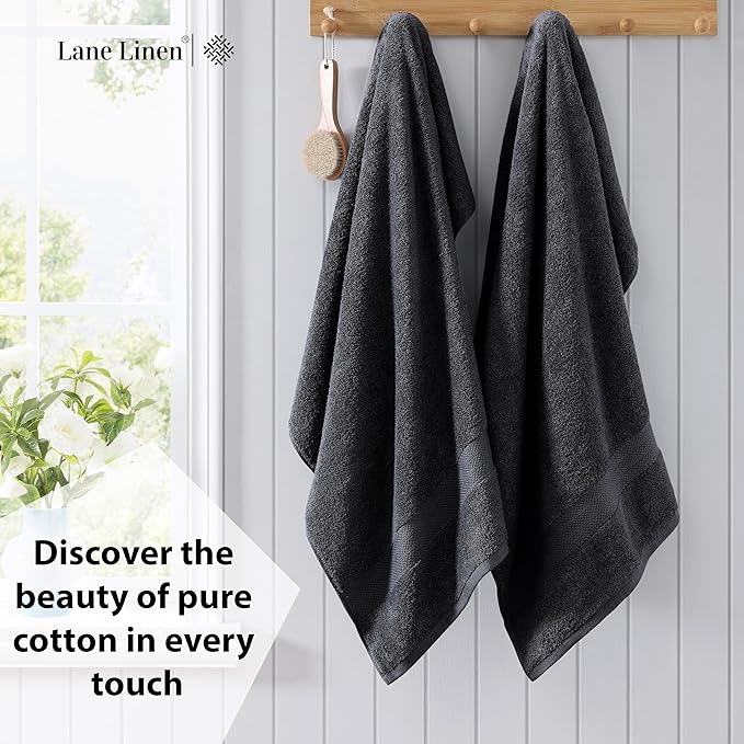 LANE LINEN Bath Towels 4 Pack