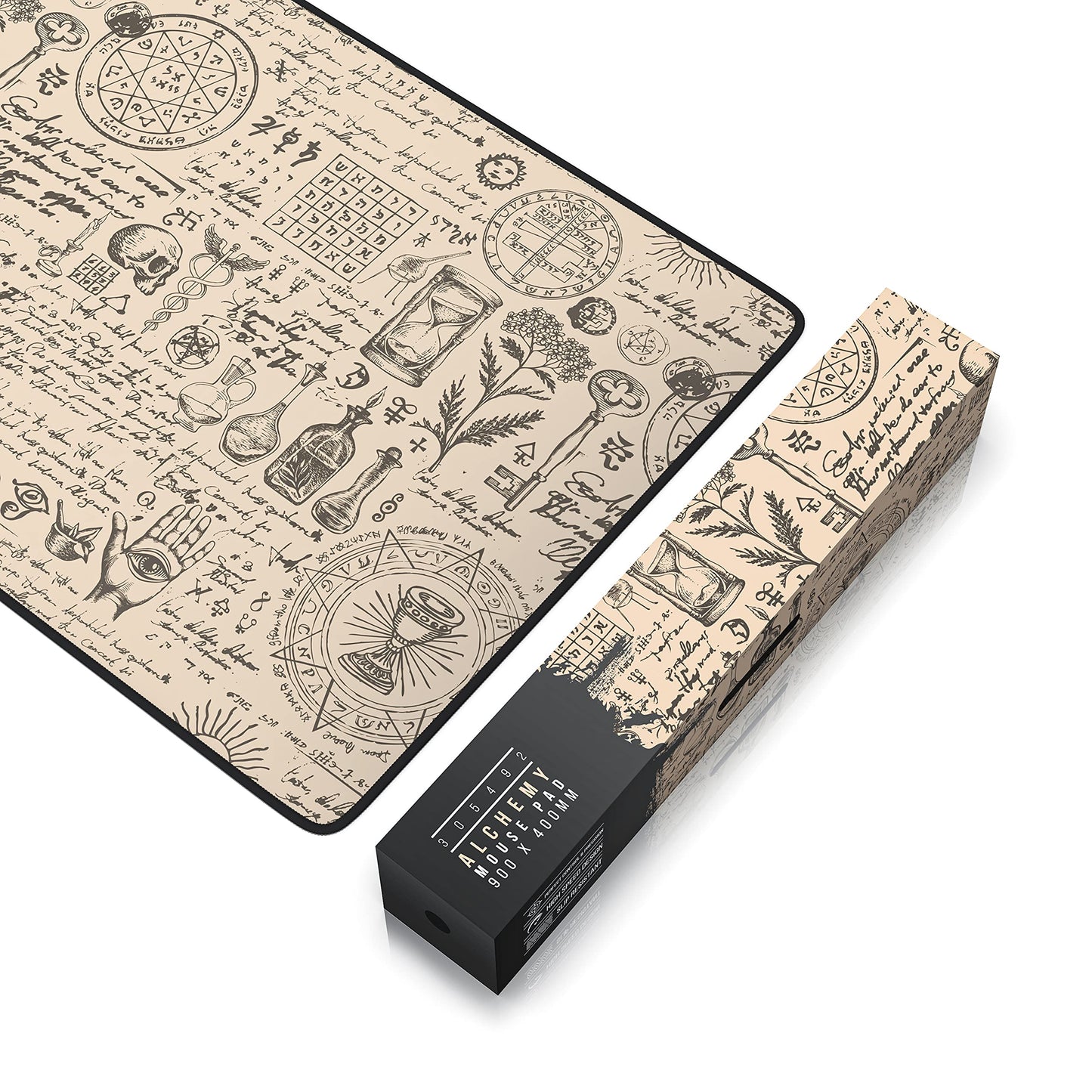 TITANWOLF - XXL Mouse Mat - Mouse Pad 900 x 400 x 3mm –Speed Gaming Mouse Pad - Extra Large - Table Mat Large Size - improved Precision and Speed – Design Alchemy
