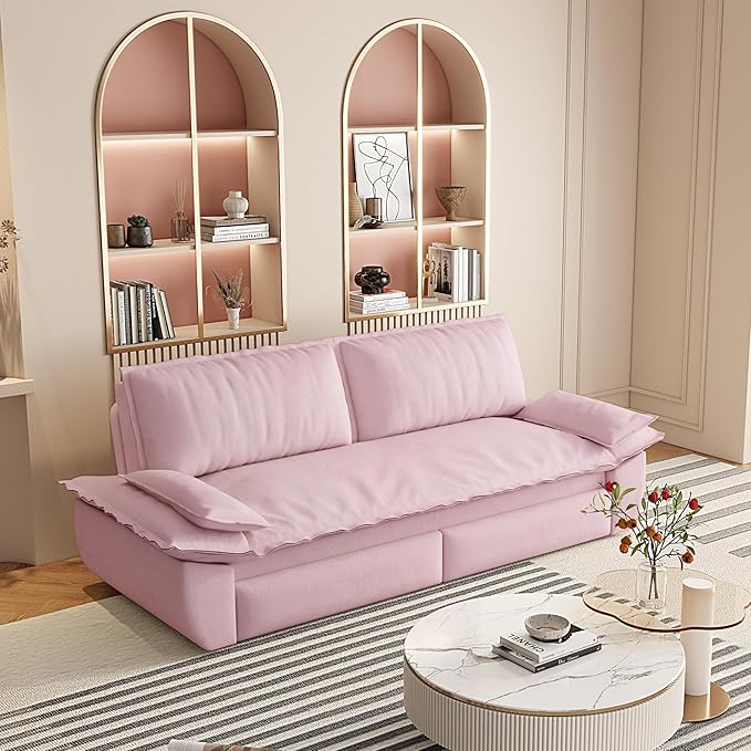 73.2" Sofa Bed Queen, 3-in-1 Pull Out Sofa Bed