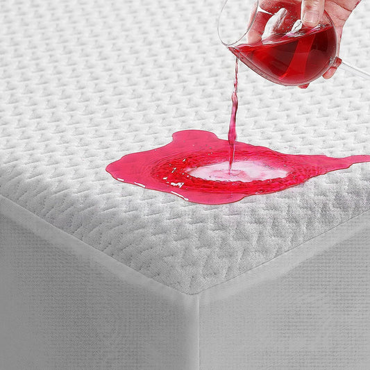 TASTELIFE King Size Waterproof Mattress Protector, 3D Air Fabric Cooling King Bed Mattress Protector, Breathable Fitted Mattress Cover with Deep Pocket, Fits 8 to 21 Inch Mattress