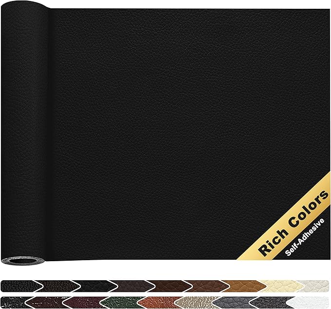 KING MOUNTAIN Leather Repair Patch, 16 x 60 Inches self Adhesive Leather Repair