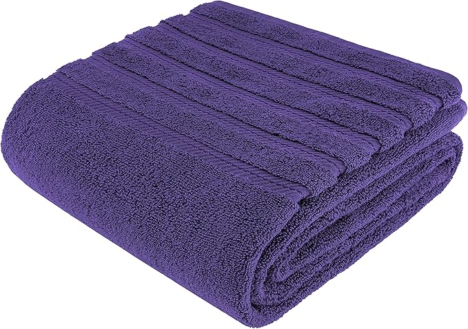American Soft Linen 35x70 Jumbo Large Bath Towel, 600 GSM 100% Cotton Turkish