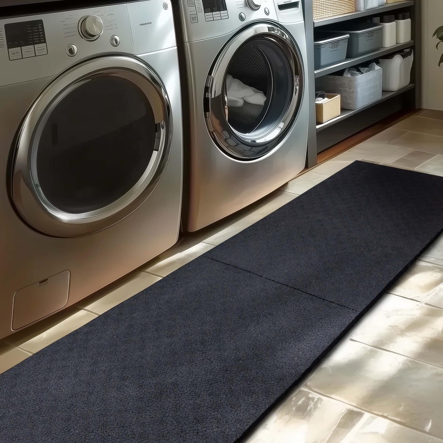 Mohawk Home Heavy Duty Rubber Stall Mat - Gym Floor- Under Dog Crate - All Purpose Utility 2'x3' - 1/2" Thick(Pack of 3)