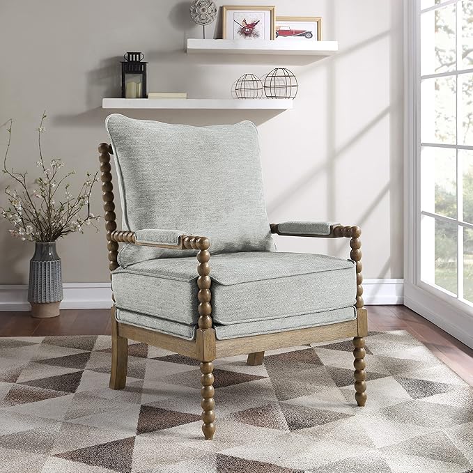 OSP Home Furnishings Fletcher Spindle Accent Chair