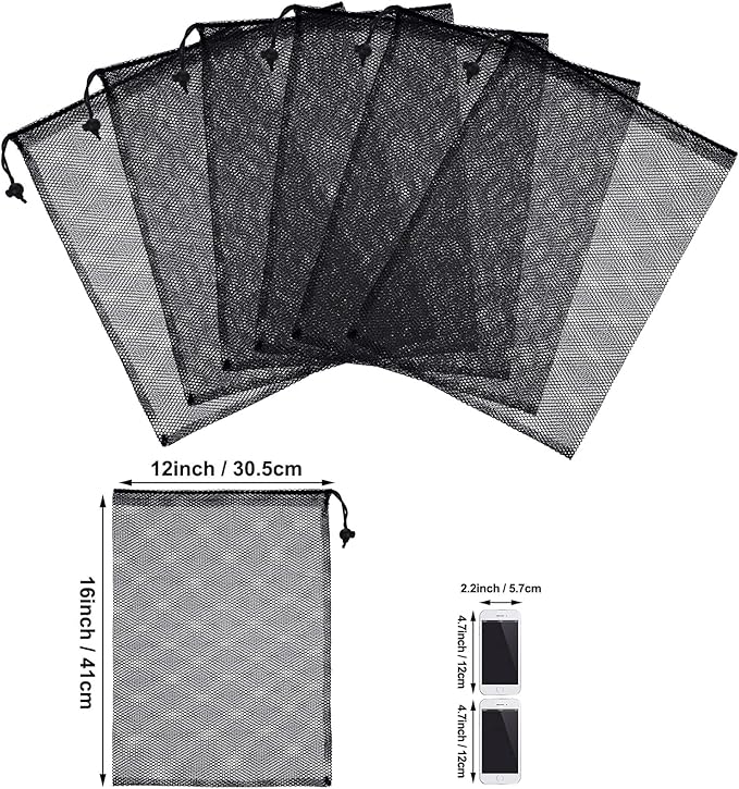 TecUnite 10 Pcs Mesh Laundry Bags
