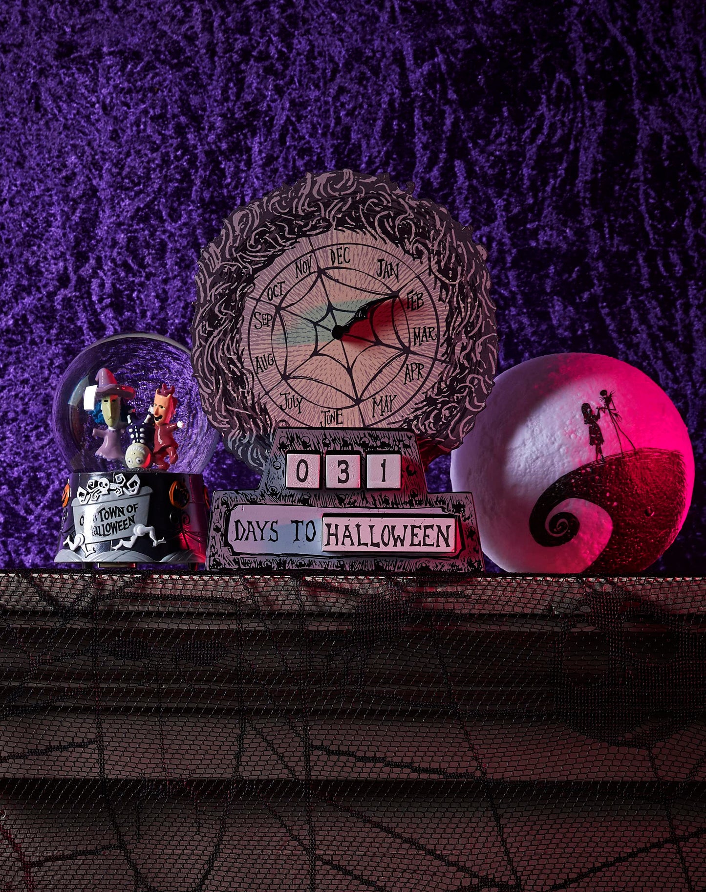 Spirit Halloween The Nightmare Before Christmas Block Countdown | Officially Licensed | Tim Burton | Halloween Décor | Home Decor