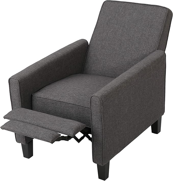 Christopher Knight Home Emmie Fabric Recliner, Dark Brown