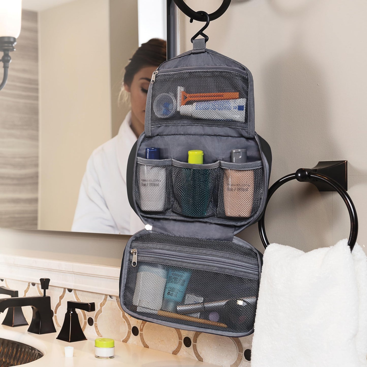 Travelon Compact Hanging Toiletry Kit