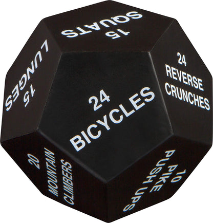 Exercise Dice - Fitness Workout Gear for Home Gym Equipment and Accessories, Personal Trainer Work Out Supplies for Adults