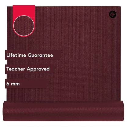 Manduka PRO Yoga Mat - 6mm | Lifetime Durability | Hygienic Construction | Premium Studio Quality | Teacher Approved