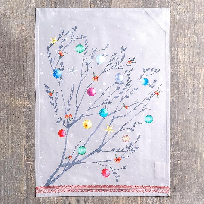Maison d' Hermine Kitchen Towels Set of 3 100% Cotton 20" x 27.5" Reusable