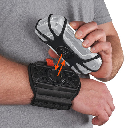 Ergodyne Squids 5545 Armband, Wristband Scanner Mount, Adjustable to Fit Phones, Scanners, Mobile Computers, PDA