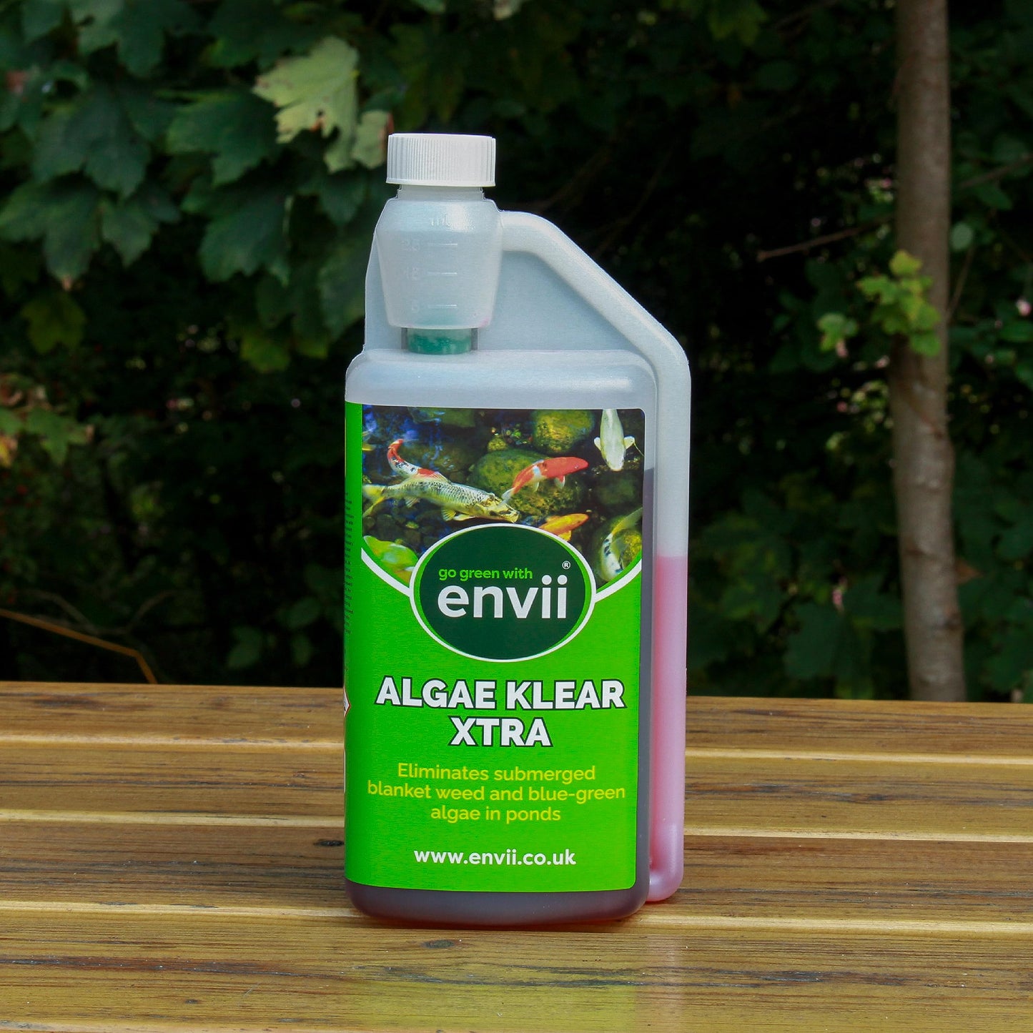 envii Algae Klear Xtra – Blanket Weed Treatment for Ponds, Removes Blanket weed & String Algae Working All Year Round, Safe for all Fish & Plants – 500ml Treats 10,000 litres