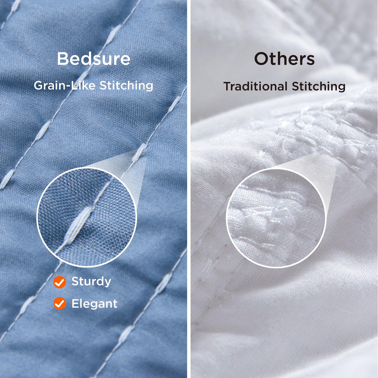 Bedsure Bedspreads Queen Size - Queen Quilt Bedding Set, Bedspread Coverlet, Lightweight Summer Comforter, 3-Piece Set with 90"x96" Coverlet & 2 Pillow Shams, All-Season Soft Microfiber, Blue