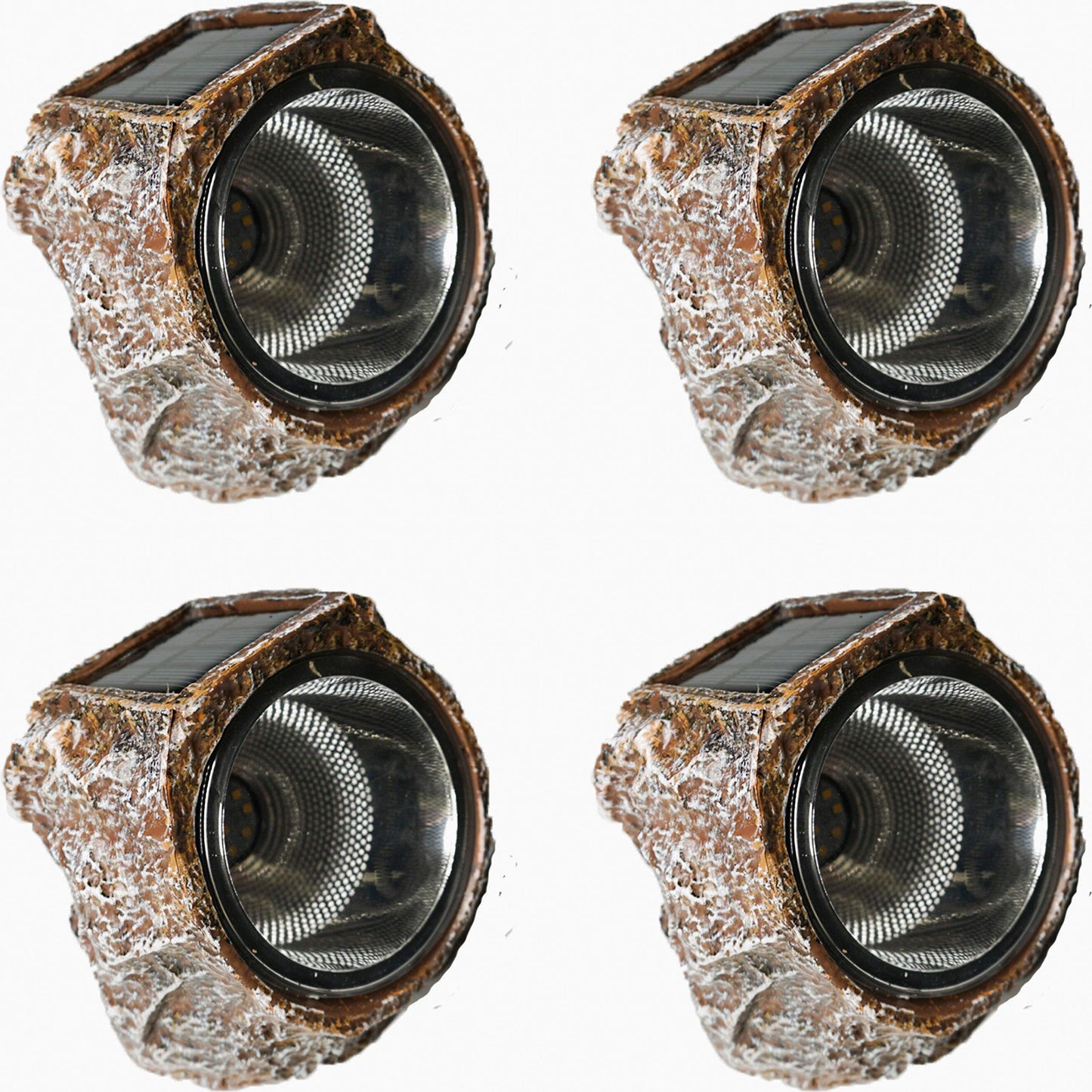 StarryMine Solar Rock Light Led 4 Pack Waterproof Garden Stone Lights Outdoor Landscaping Spotlights, Yard Patio Pathway Driveway …