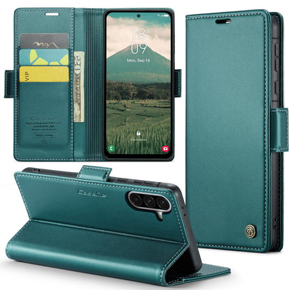 Phernykas Cover for Samsung Galaxy A56 Wallet Case with Card Holder, Kickstand RFID Blocking Magnetic Closure Shockproof Protective PU Leather Case for Samsung A56 Flip Wallet - Green