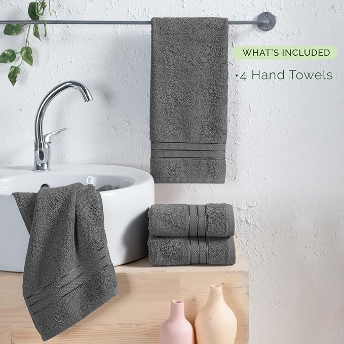 Elegant Comfort Three Line Popcorn Towel Set