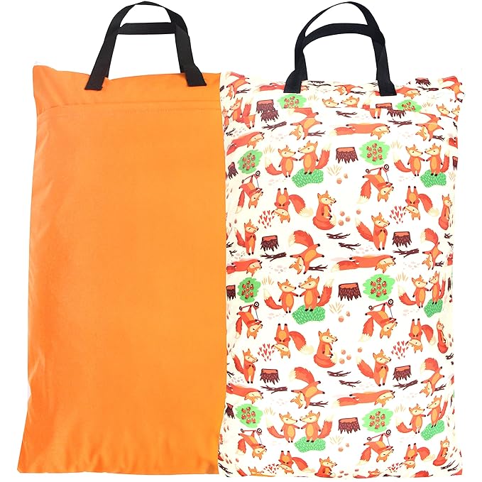 wegreeco Reusable Hanging Wet Dry Cloth Diaper Bag
