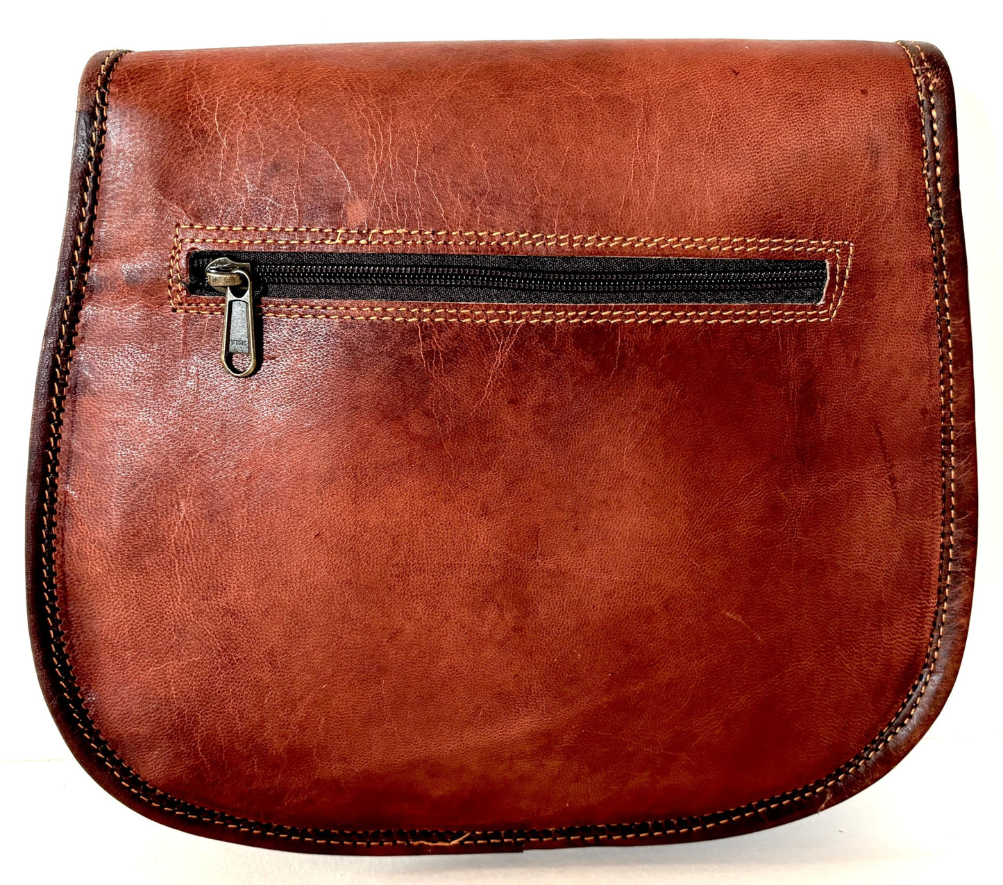 Firu-Handmade Women Vintage Style Genuine Brown Leather Crossbody Shoulder Bag Crossover Satchel ladies Purse Tote Handbags Travel
