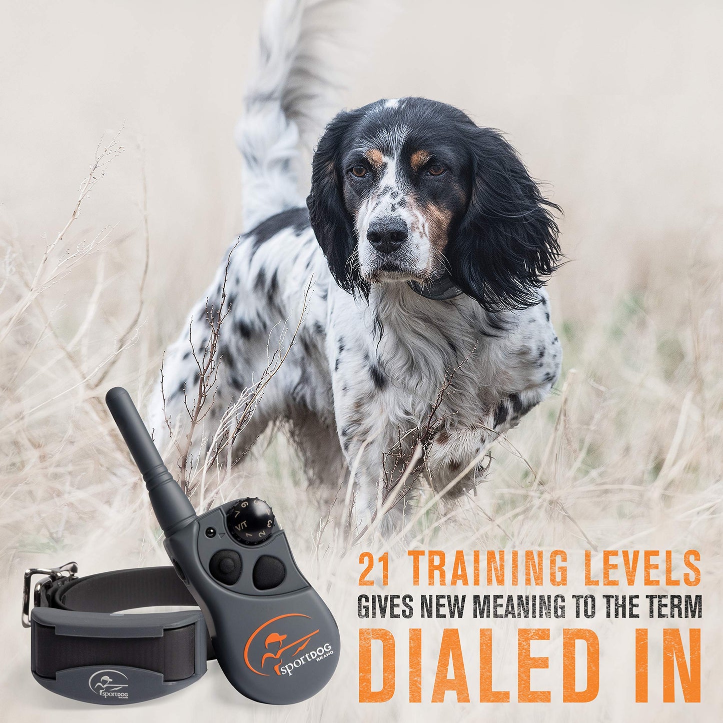 SportDOG Brand FieldTrainer 425X Remote Trainer - 500 Yard Range - Waterproof, Rechargeable Dog Training Collar with Static, Vibrate, and Tone