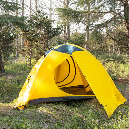 GEERTOP 2 Person Camping Tent Lightweight 4 Season Waterproof Double Layer All Weather Outdoor Survival Gear for Backpacking Hiking Travel - Easy Set Up