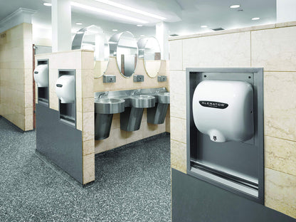 Xlerator XL - BW - High-Efficiency - Hand Dryer - BMC (Bulk Molded Compound) High-Speed Automatic Surface-Mounted 110-120 - Volt - White.