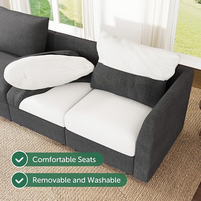 HONBAY Modular Sofa Sectional Sleeper Couch