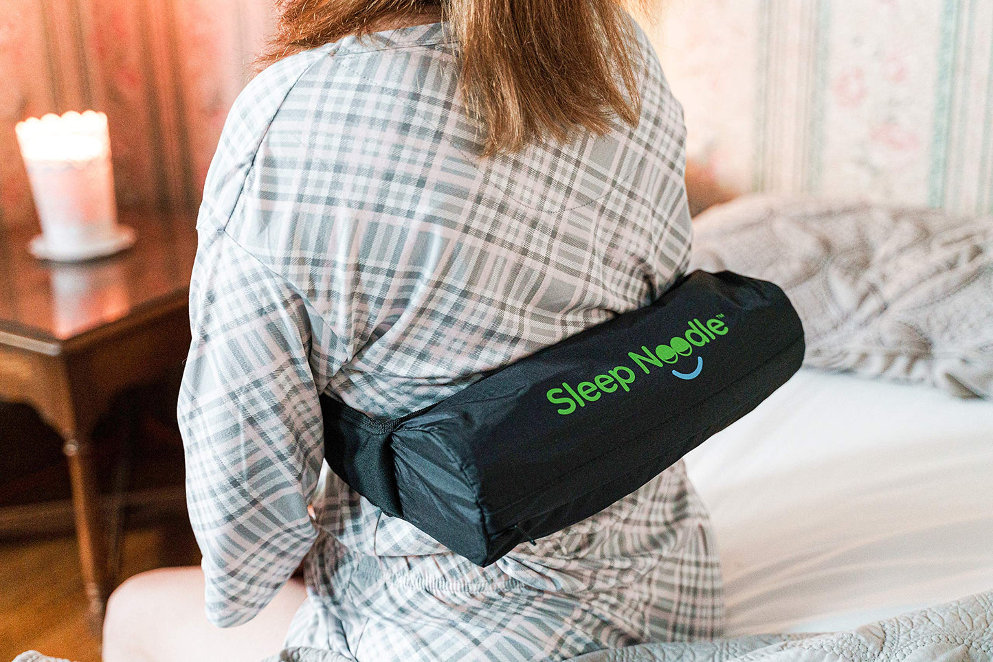 Sleep Noodle Positional Sleep Aid | Natural Anti-Snore Belt Teaches Sleeping on Side