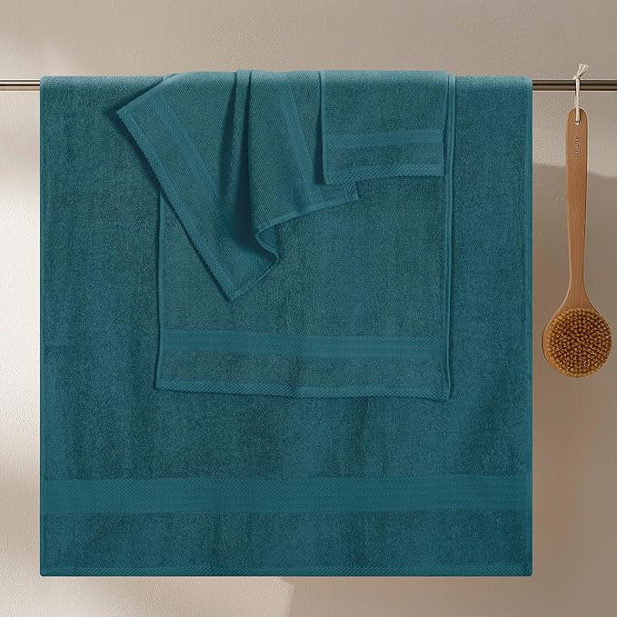 GLAMBURG Ultra Soft 8-Piece Towel Set