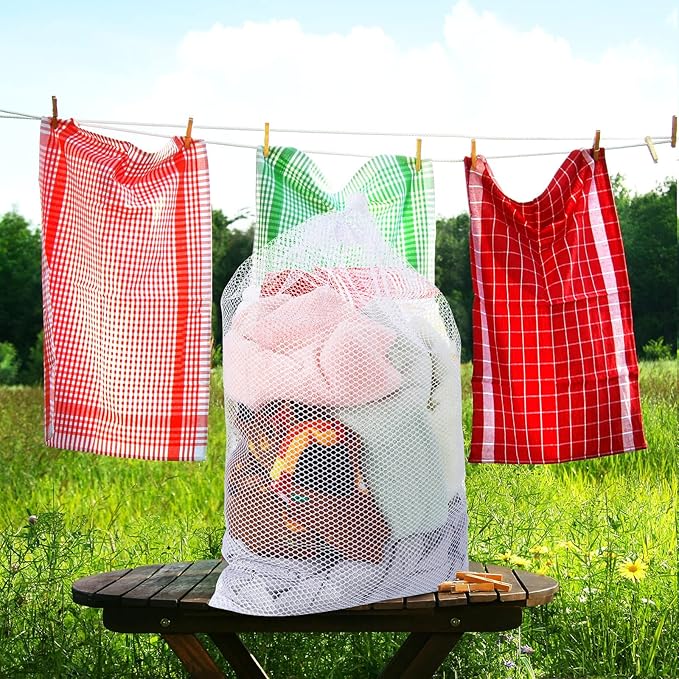 TecUnite 10 Pcs Mesh Laundry Bags