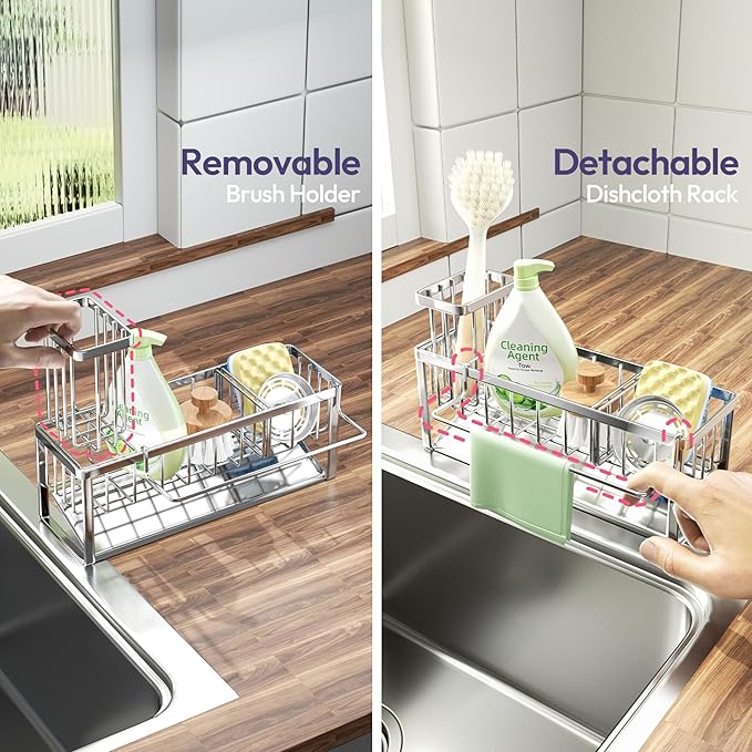 SWTYMIKI Sponge Holder for Kitchen Sink