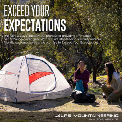 ALPS Mountaineering Blaze -20° Sleeping Bag – Extreme Cold Weather Synthetic Mummy Sleeping Bag with TechLoft Silver Insulation, Draft Collar & Durable Ripstop Shell for Winter Camping