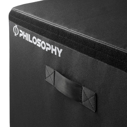 Philosophy Gym Soft Foam Plyo Box - 12", Stackable Plyometric Jump Box for Home Gym, HIIT, Jumps, Step-Ups, Agility and Strength Training