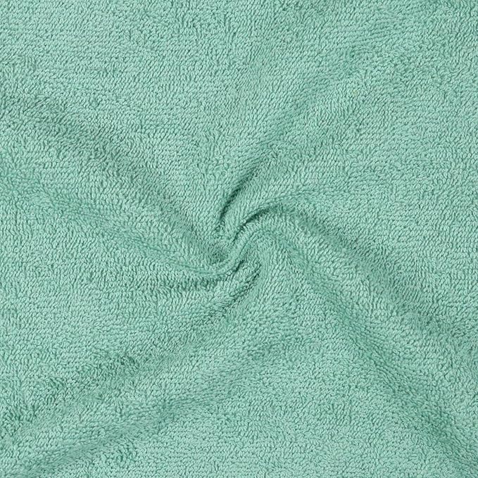 Amazon Basics Washcloth for Bathroom, 100% Cotton Extra Absorbent, Fast Drying