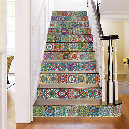 16Pcs Decorative Tile Stickers, Peel and Stick Backsplash, 6"x6" inches Self Adhesive Removable Waterproof for Walls Stickers, Vinyl Stickers for Kitchen Backsplash, Bathroom, Stairs,Stick on Tiles.