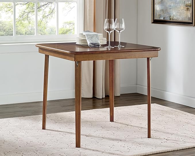 Stakmore Classic Straight Edge Square Folding Card Table 32x32