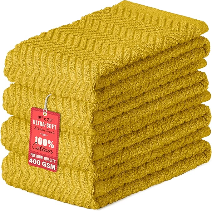 DecorRack 100% Cotton Kitchen Towels