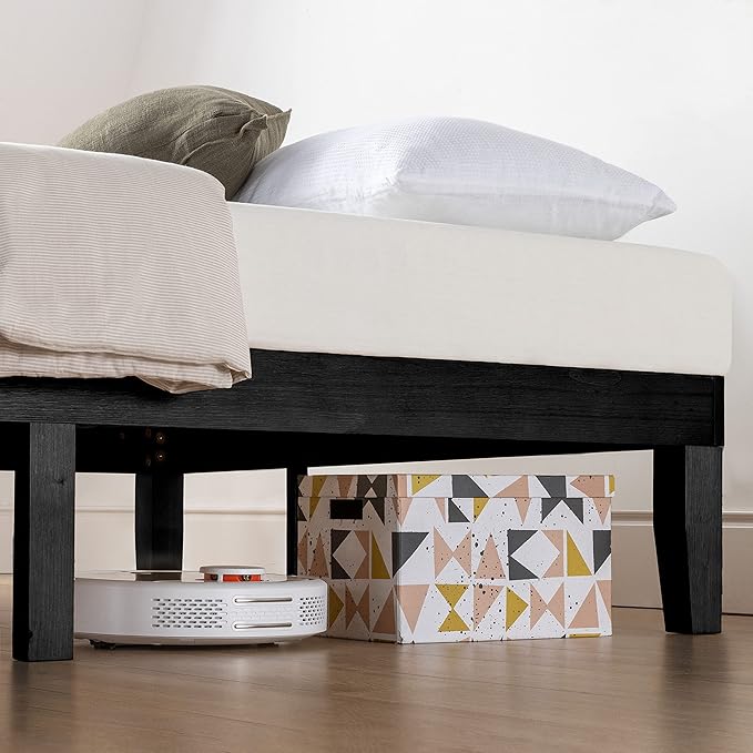 Mellow Naturalista Classic 12 Inch Solid Wood Platform Bed