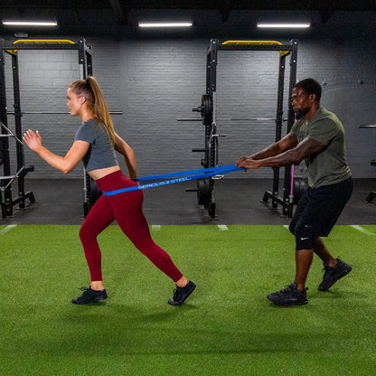 Serious Steel Fitness #3 Pull-Up Assist & Stretching Resistance Band (Size: 1.125" W, Resistance: 20-80Lbs) Pull-Up And Starter Band E-Guide Included Purple