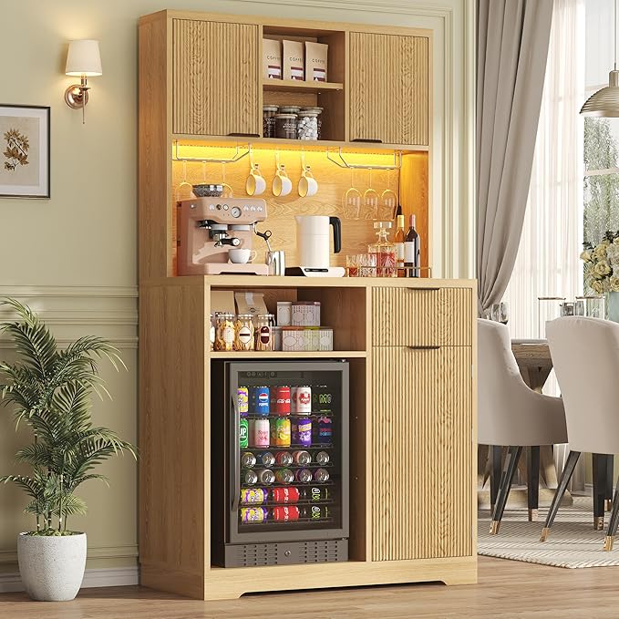 kepptory 72" Mini Fridge Cabinet