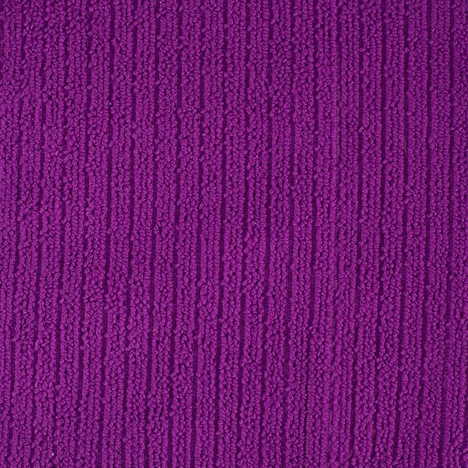 DII Cleaning Collection Multi-Purpose Microfiber, Eggplant Lattice, Dishtowel