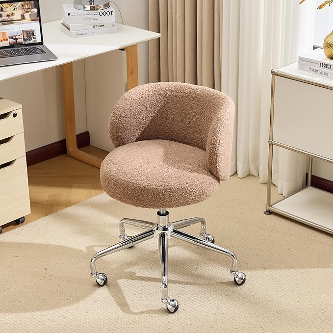 VINGLI Cute Small Swivel Desk Chair Comfy