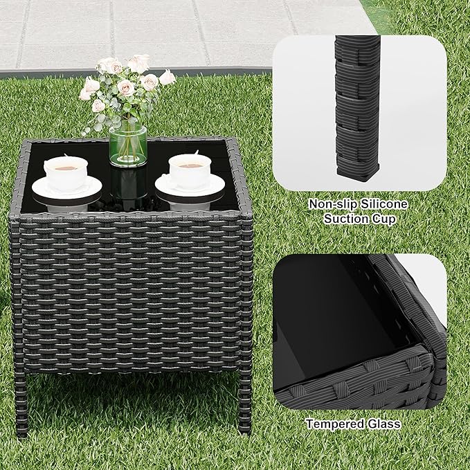 GarveeLife 3 Pieces Patio Furniture Set, Outdoor Furniture Sets